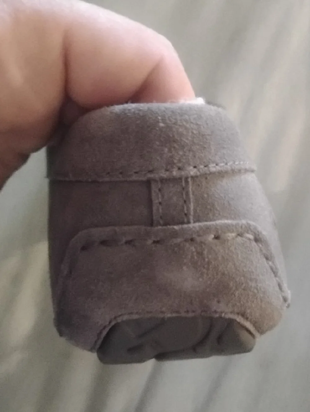 UGG Corvin Charcoal Suede Shearling Moccasin Slippers Like new! UGG | Shoes | Ugg Mens Corvin Charcoal Suede Slipper Loafers  main image 3